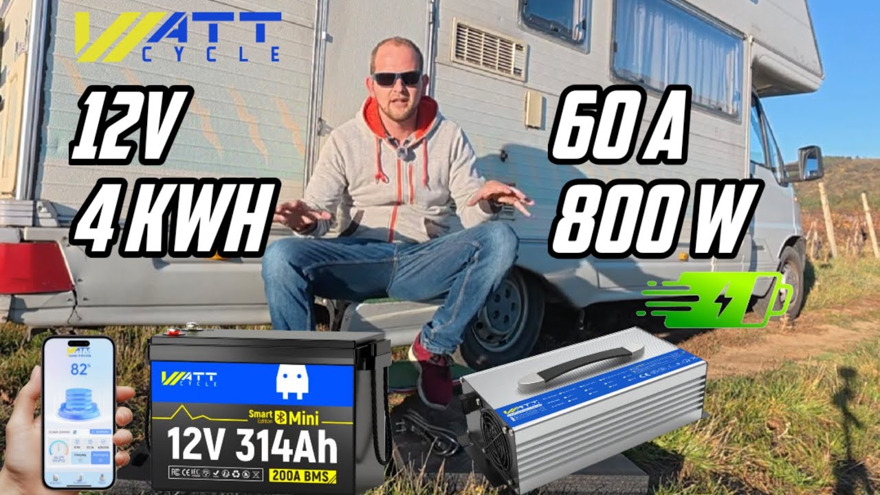 Lakóautós off-grid szintlépés: 314Ah akku + 800W gyorstöltő