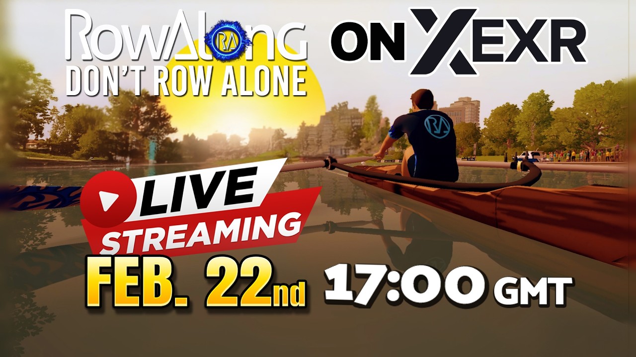 Row with Me LIVE: 30 Minute Group Workout (17:00 GMT) | Feb 22 - Here and on EXR