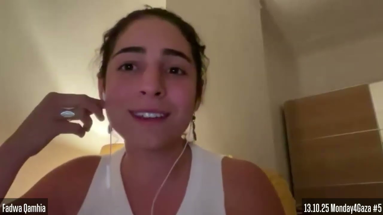 Moday4Gaza#6: Fadwa Qamhia sharing her Story and perspectives