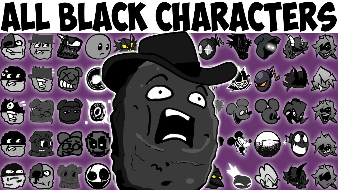 ALL BLACK TEST | FNF Character Test | Gameplay VS My Playground