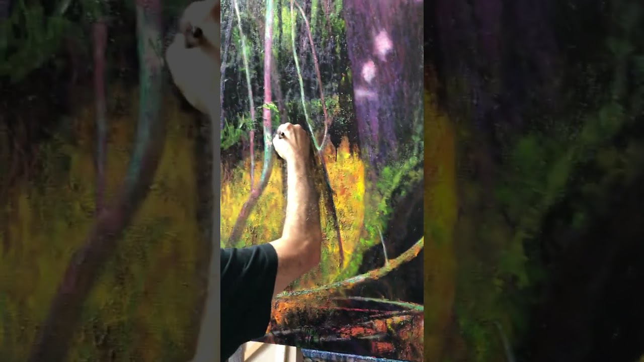 Peter Fiore Fixes his Painting