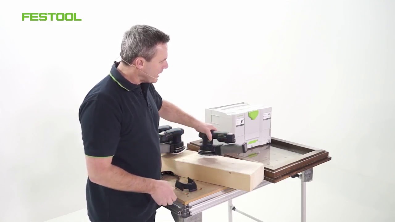 Festool TV épisode 101 : ponceuses hybrides ETSC 125, DTSC 400 et RTSC 400