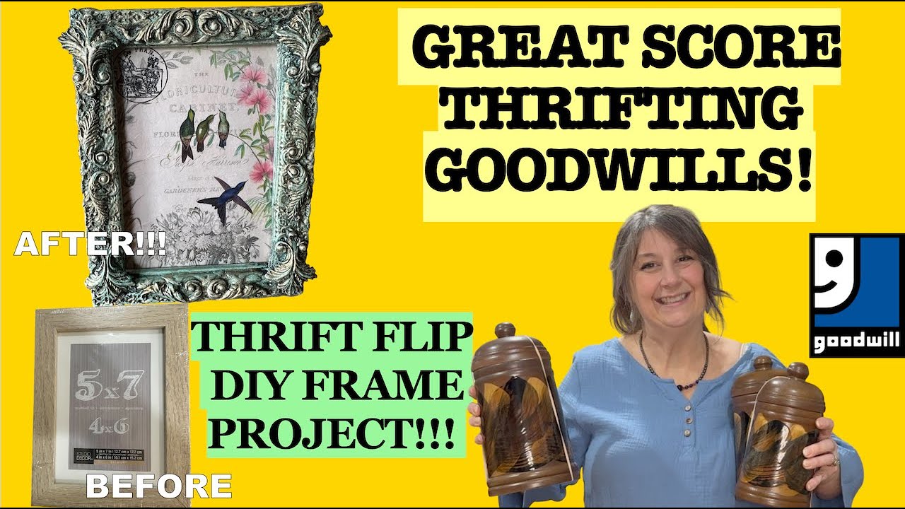 Great Score Thrifting Goodwills! DIY Thrift Flip Art Project Bonus!