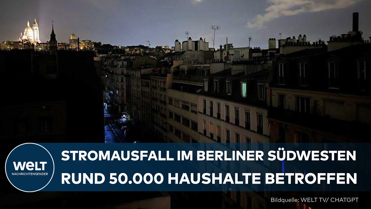 BLACKOUT IN BERLIN: Stromausfall! &ndash; Mehrere Zehntausend Haushalte sind betroffen!
