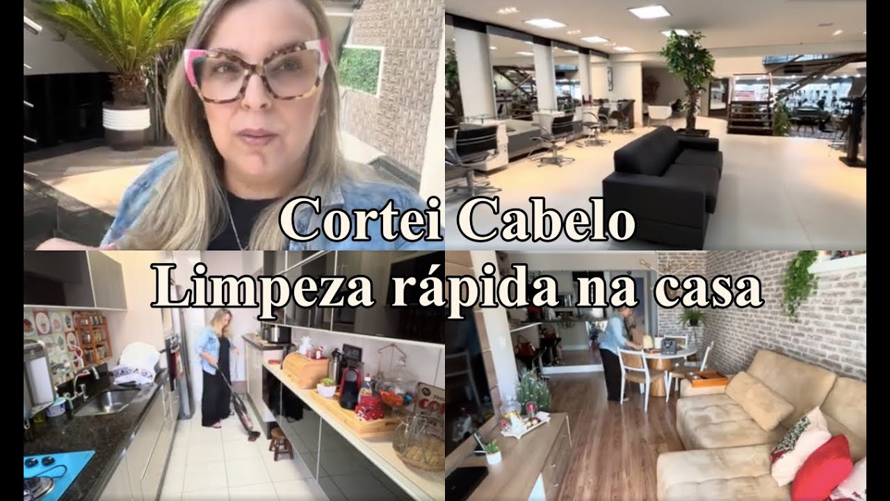ORGANIZEI e LIMPEI CASA e CORTEI CABELO COMPRINHAS INTERESSANTES