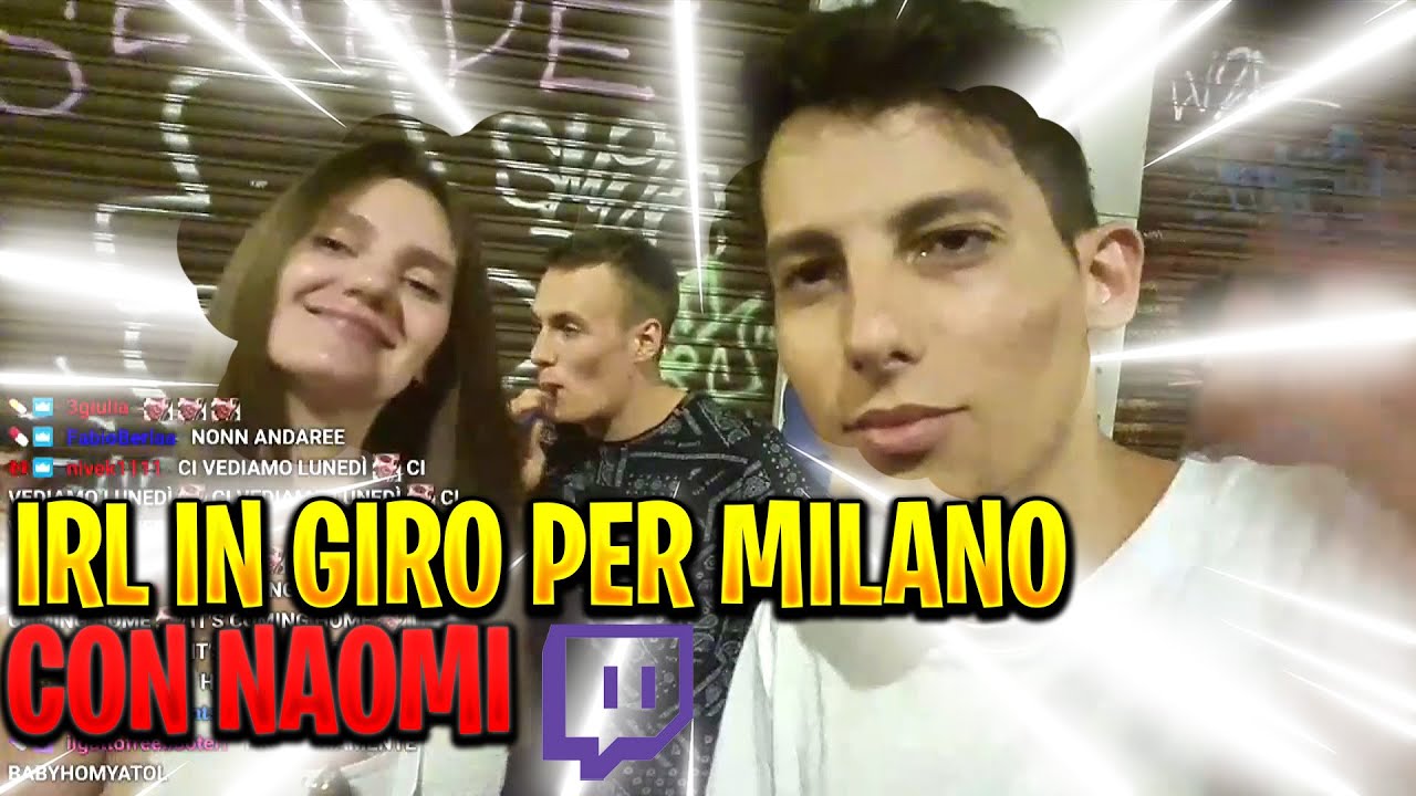 HOMYATOL, IRL IN GIRO PER MILANO CON NAOMI E ANAS