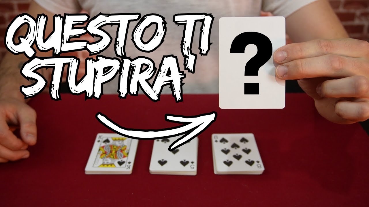 IL 99% DELLE PERSONE NON CONOSCE QUESTA MAGIA CON LE CARTE (TUTORIAL)
