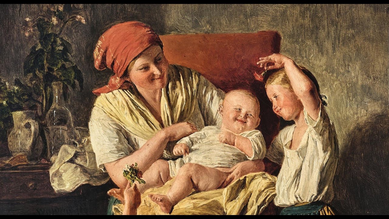 Mutterglück von Ferdinand Georg Waldmüller - Video und Musik von Günter Frei (Official Video)