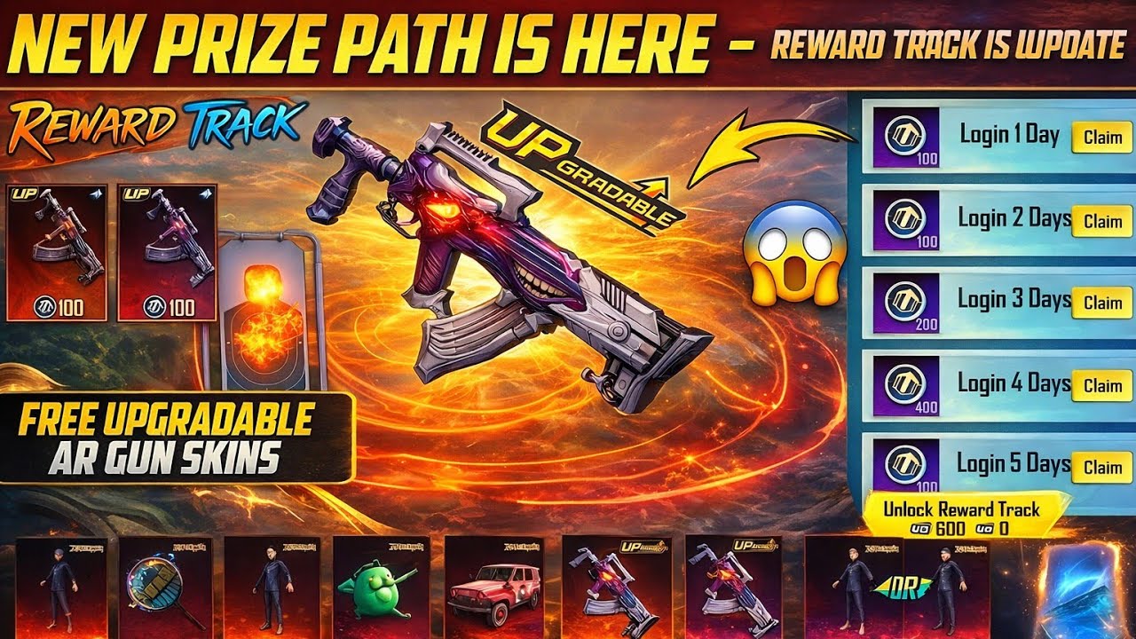 New Prize Path Is Here - Old Rare Mythics & Legendary Companion | Groza Upgrade Skin
