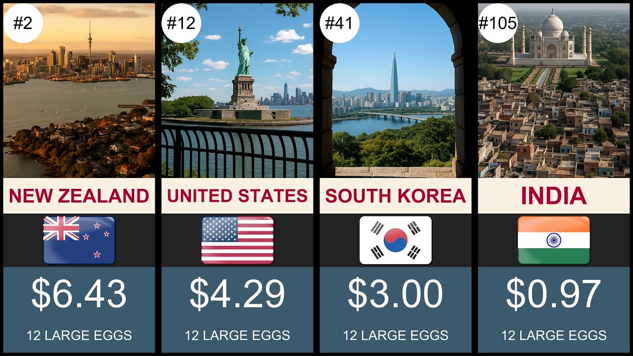 Egg Prices by Country (2026)