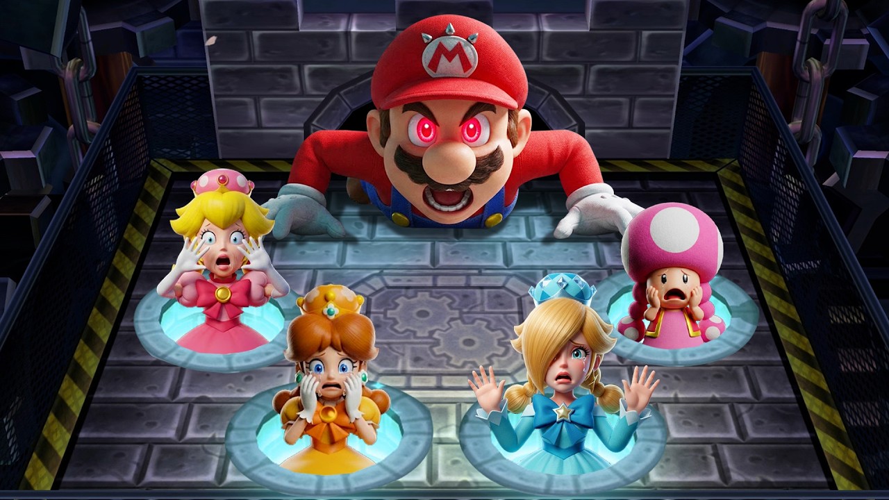【マリオパーティ9+10】4K！可愛くても激しい？ピーチ・デイジー・ロゼッタ・キノピコの真剣勝負！