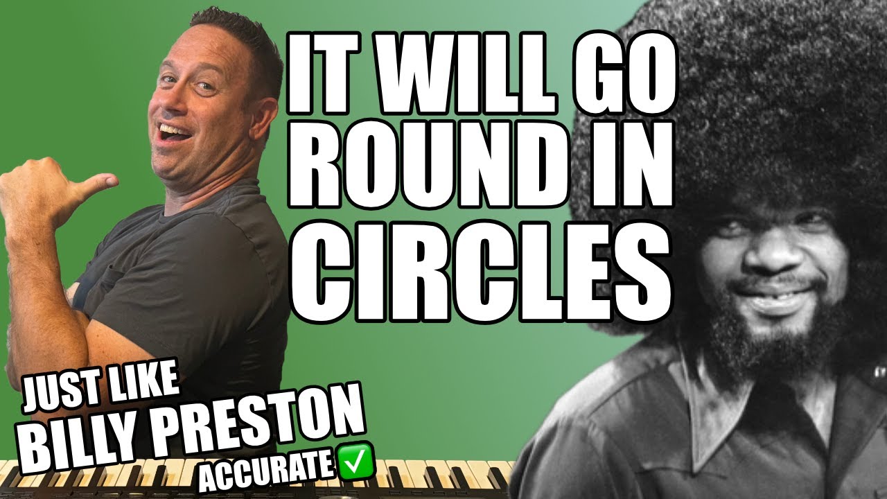 Learn To Play Piano | It Will go Round In Circles - Billy Preston| Accurate Lesson | Easy Tutorial