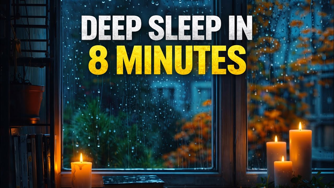 Heavy Rain & Thunderstorm Sounds 🌧️ Fall Asleep Fast | Deep Sleep Relaxation | 8 Hours