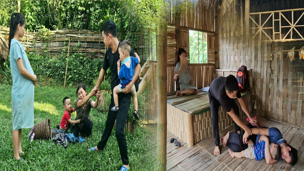 The ex-husband brought his new wife home and chased the grandmother and the boy away