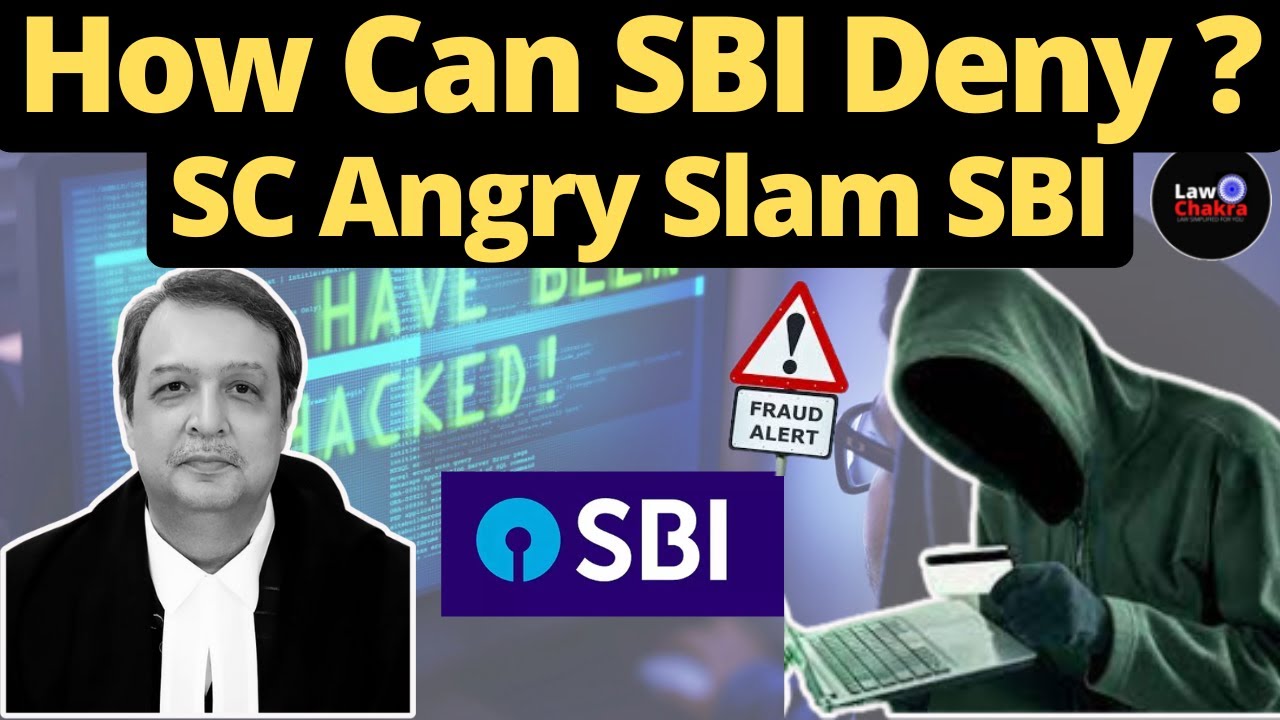 Don’t Deny Pay Now!  SC Angry Slam SBI #lawchakra #supremecourtofindia #analysis