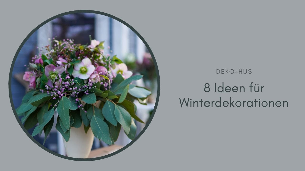 8 Ideen für Winterdekorationen