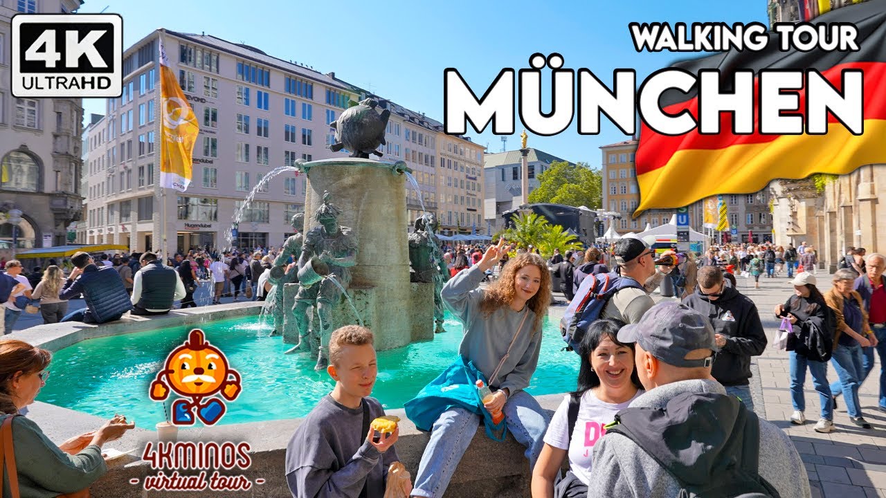 MUNICH | EL GRAN TOUR | 4K UHD | Walking Virtual Tour Germany 2024