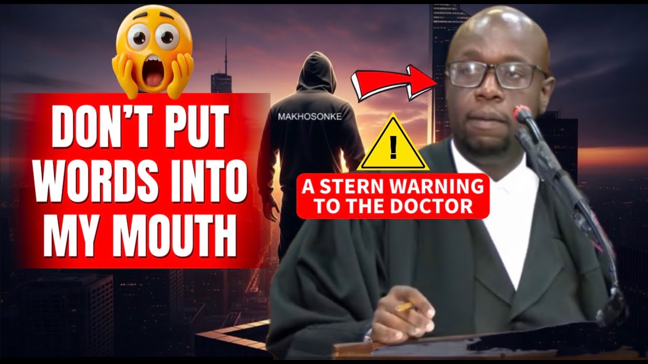 SHOCKING MOMENT AS MAKHOSONKE EXPLODES AS DR SIBANDA MAKES ASSERTIONS THAT IRRITATE MAKHOSONKE