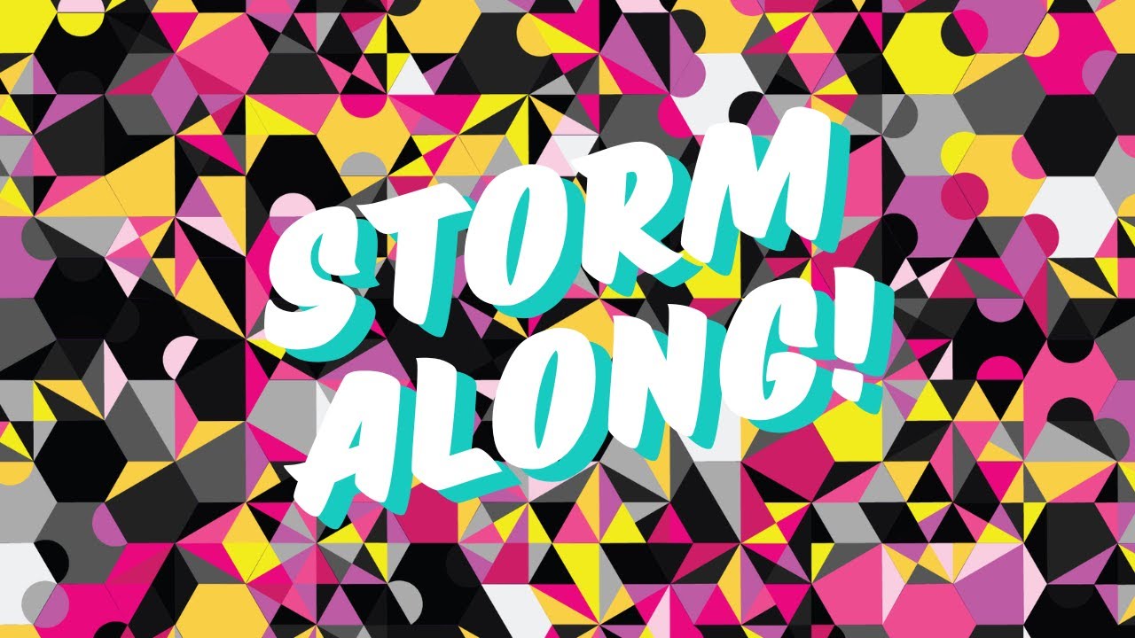 Colouring We Are The Storm on QuiltInk.com