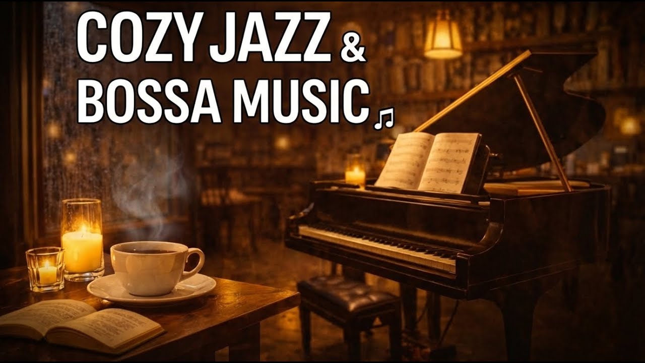 Candlelit Coffee Shop Jazz & Bossa Nova | Sophisticated Background Music