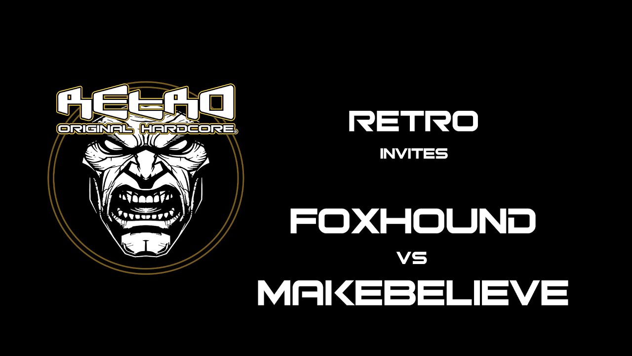 RETRO Original Hardcore Invites Foxhound vs Makebelieve