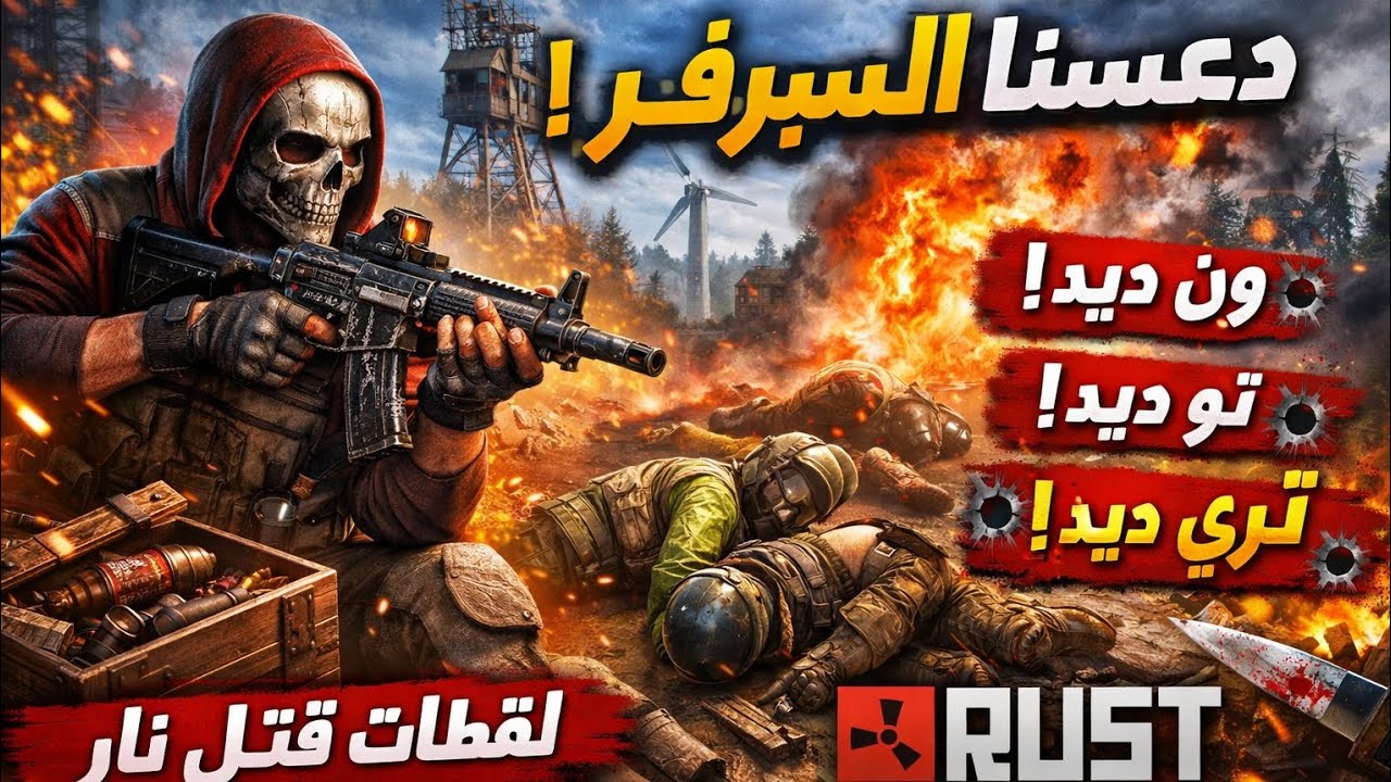 دعسنا السيرفر 😂🔥 | لقطات Rust
