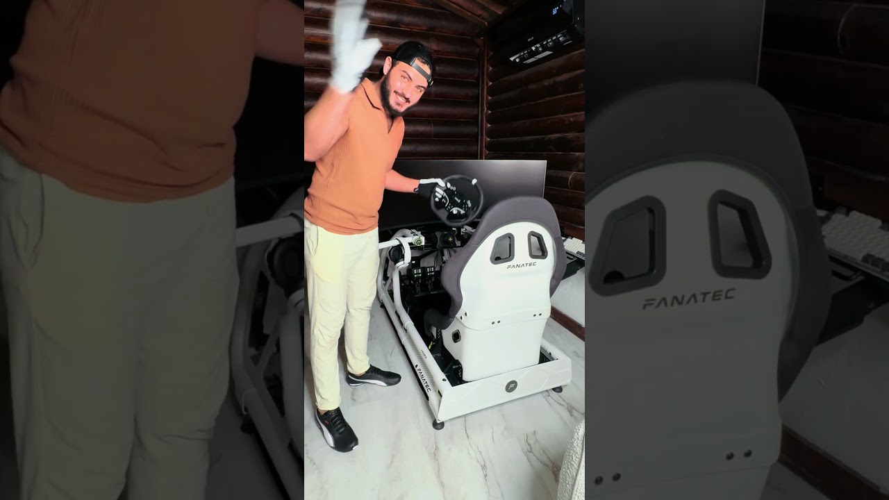 Building a full Fanatec x Moza sim drift rig from scratch — watch the full setup + first test drive