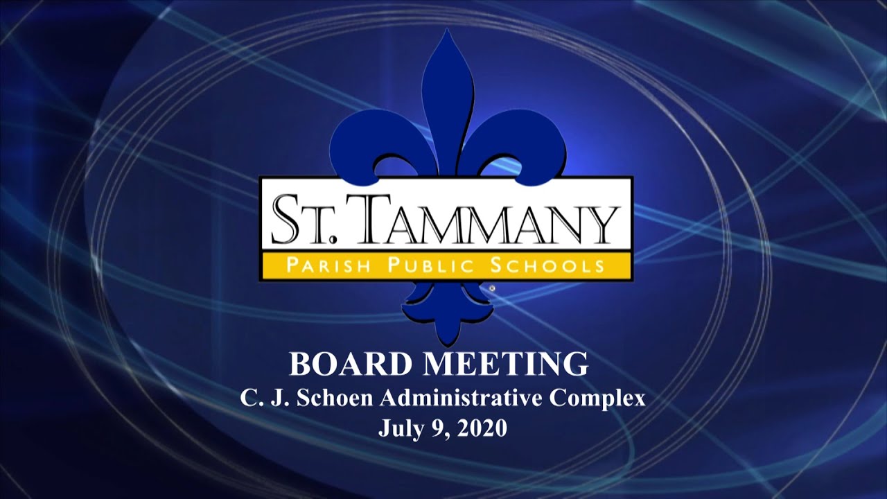 STPPS Board Meeting: July 9, 2020