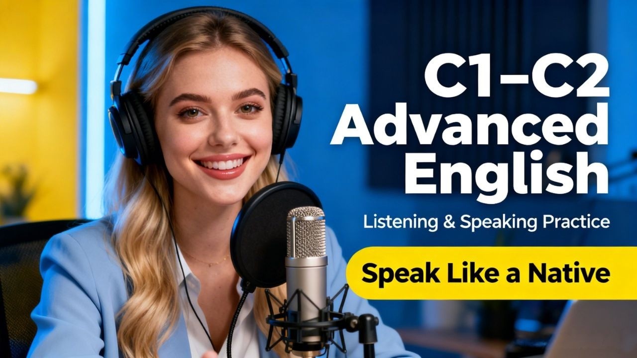 C1–C2 Advanced English Listening & Speaking Practice | Speak Like a Native (Daily Podcast)
