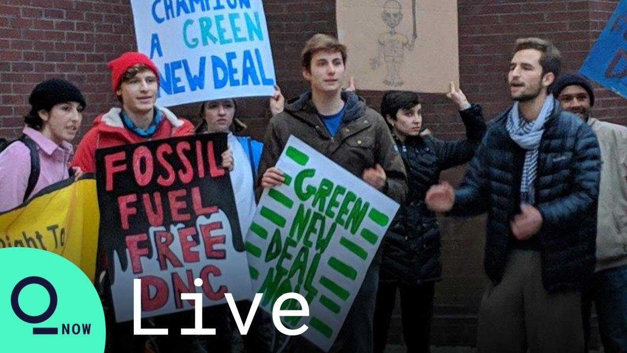 LIVE: Climate Activists Rally at the DNC in Push for Greener Policies