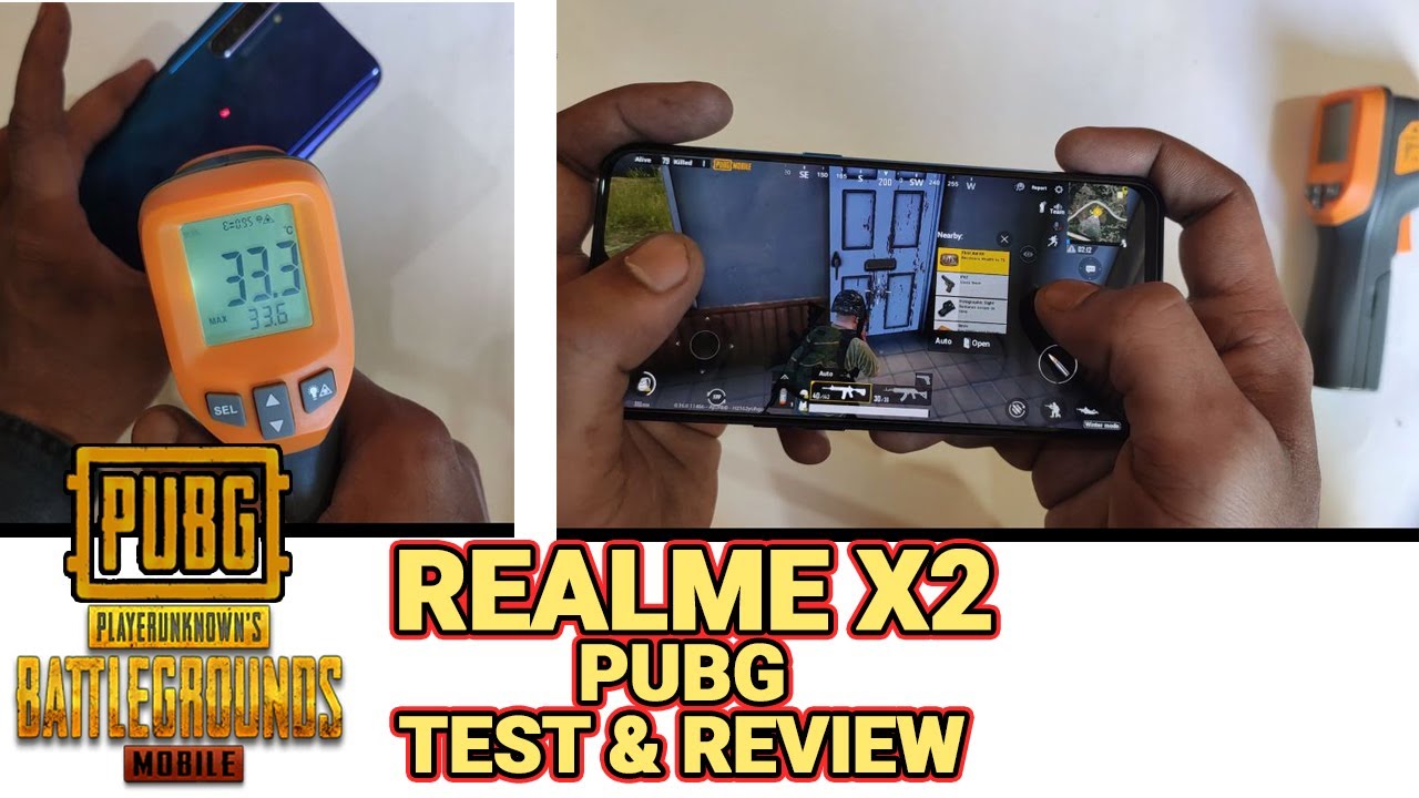 Realme X2 730G PUBG Mobile Gaming Review and Heating Battery Drain Test FPS & Graphic Settings