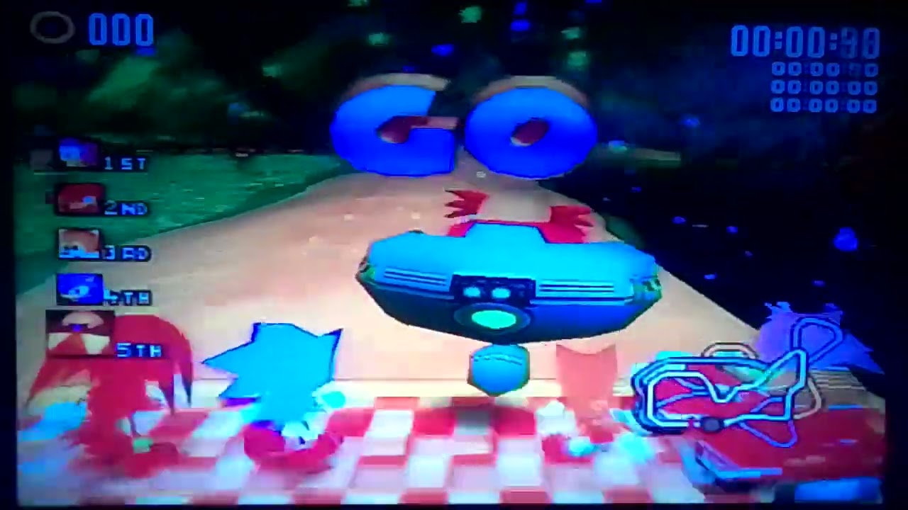 Sonic R# All Clear Rain and Snow Dr Eggman Gameplay 