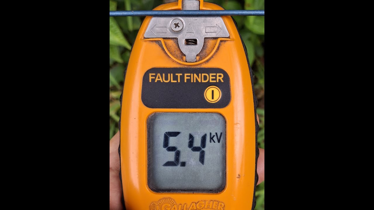 How to check the voltage on an electric fence