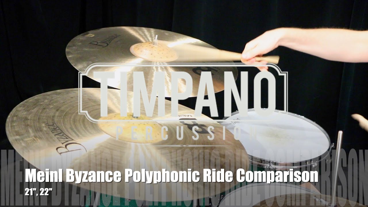 Meinl Byzance Polyphonic Ride Comparison: 21