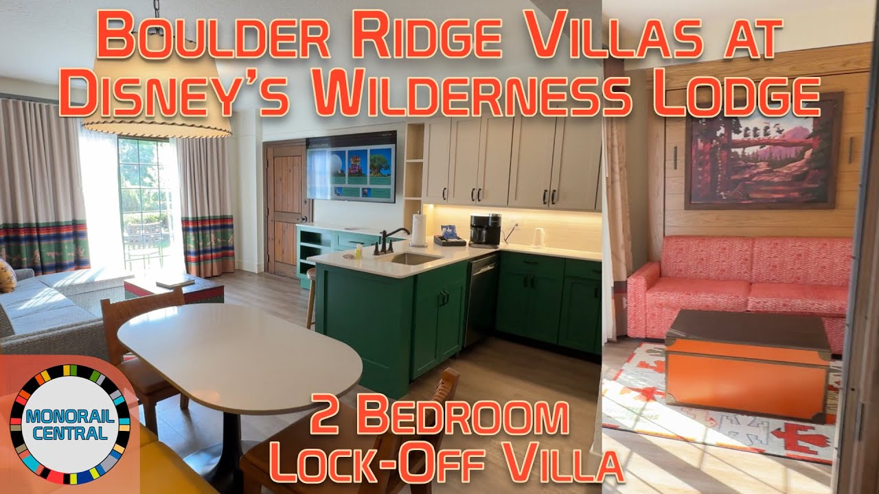 2 Bedroom Lock-Off Villa | Boulder Ridge Villas at Disney’s Wilderness Lodge 2025/2024
