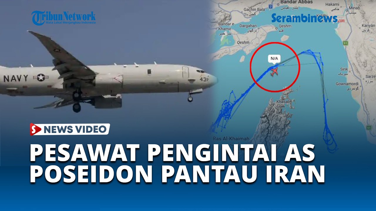 AS Mulai Terbangkan Pesawat Pengintai Poseidon Dekat Iran