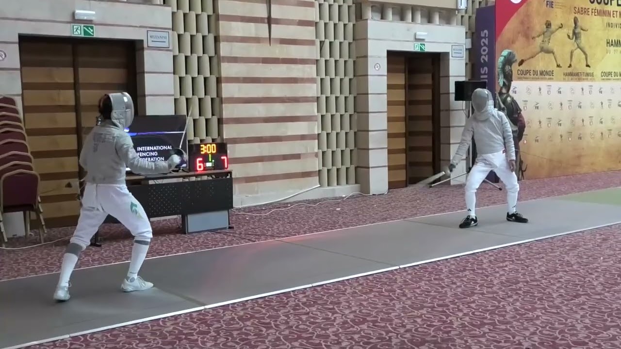 Hammamet World Cup 2025 CMS - L16 - Vince Liu BRA v Ashton Auw SGP