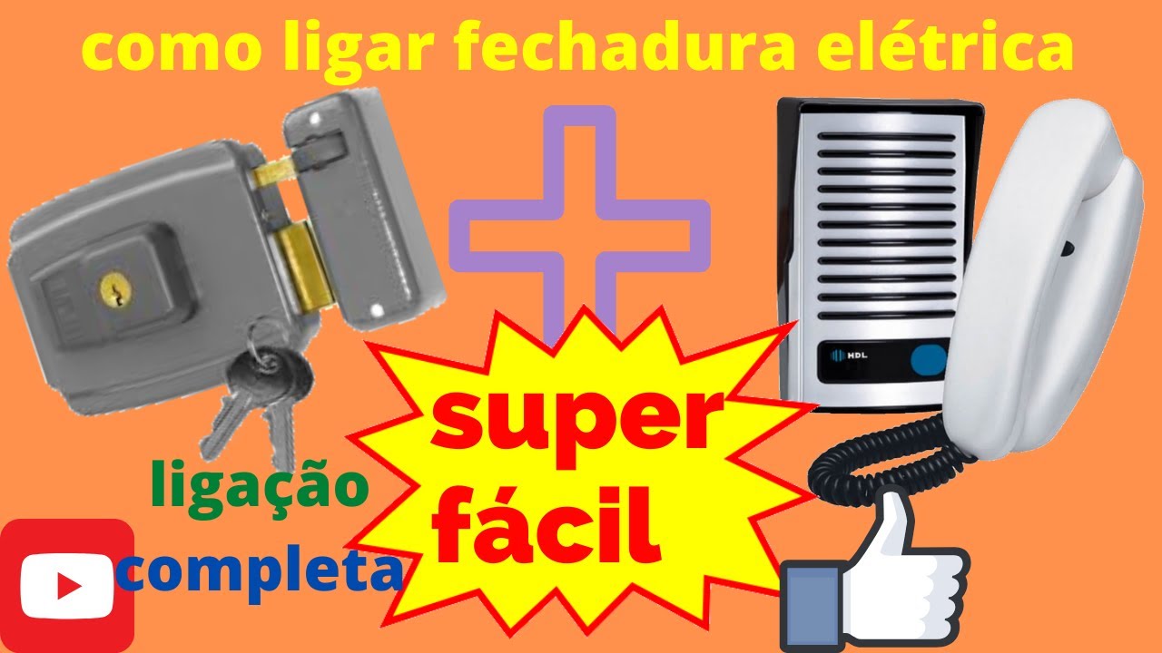 #COMO INSTALAR INTERFONE #COMO LIGAR FECHADURA ELÉTRICA