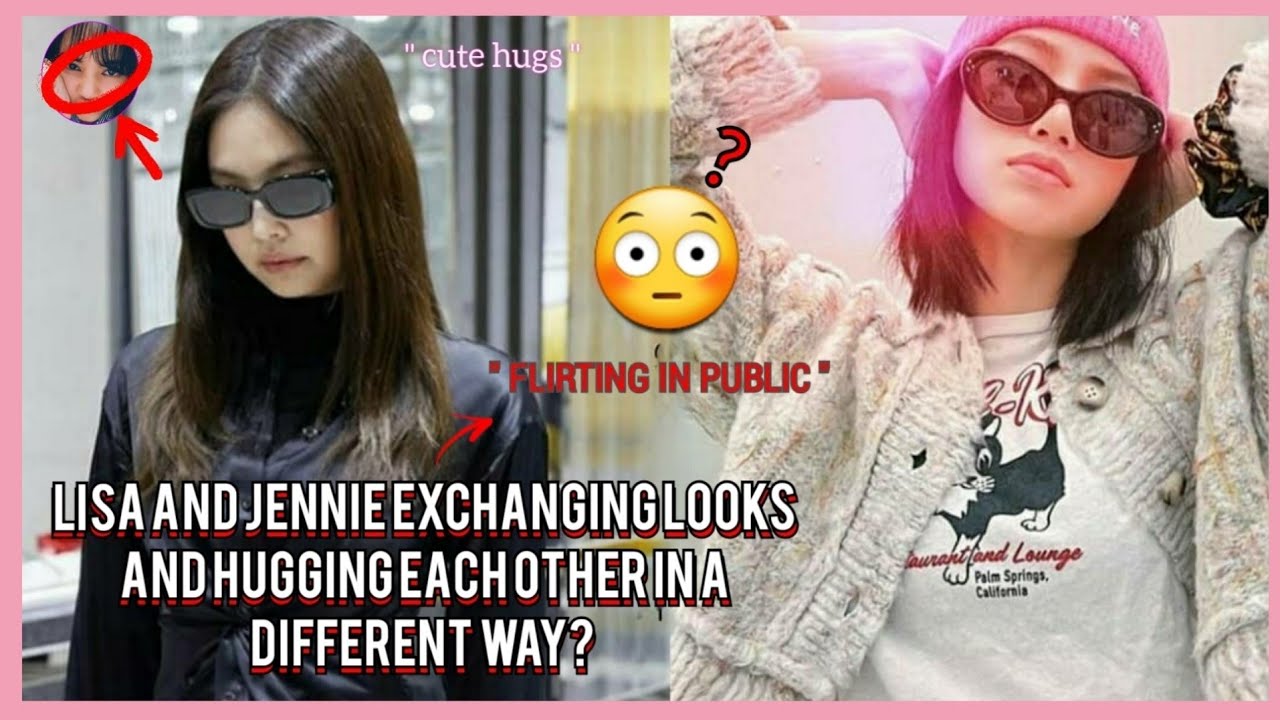 Lisa hugging Jennie in a different way? 