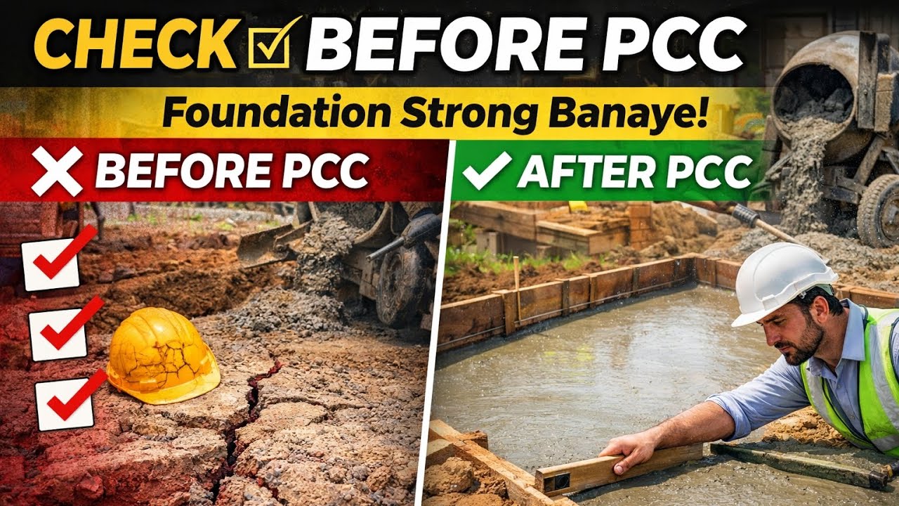PCC Work Mistakes That Damage Your Foundation | Watch Before Construction