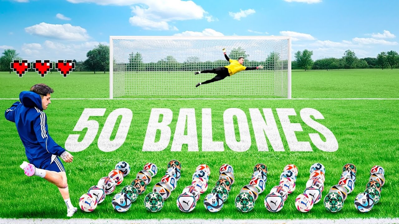 ⚽️ 50 BALONES ⚽️ El Reto Definitivo