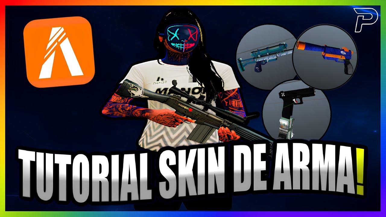 Como COLOCAR SKINS de ARMA no FIVEM! Atualizado 2025