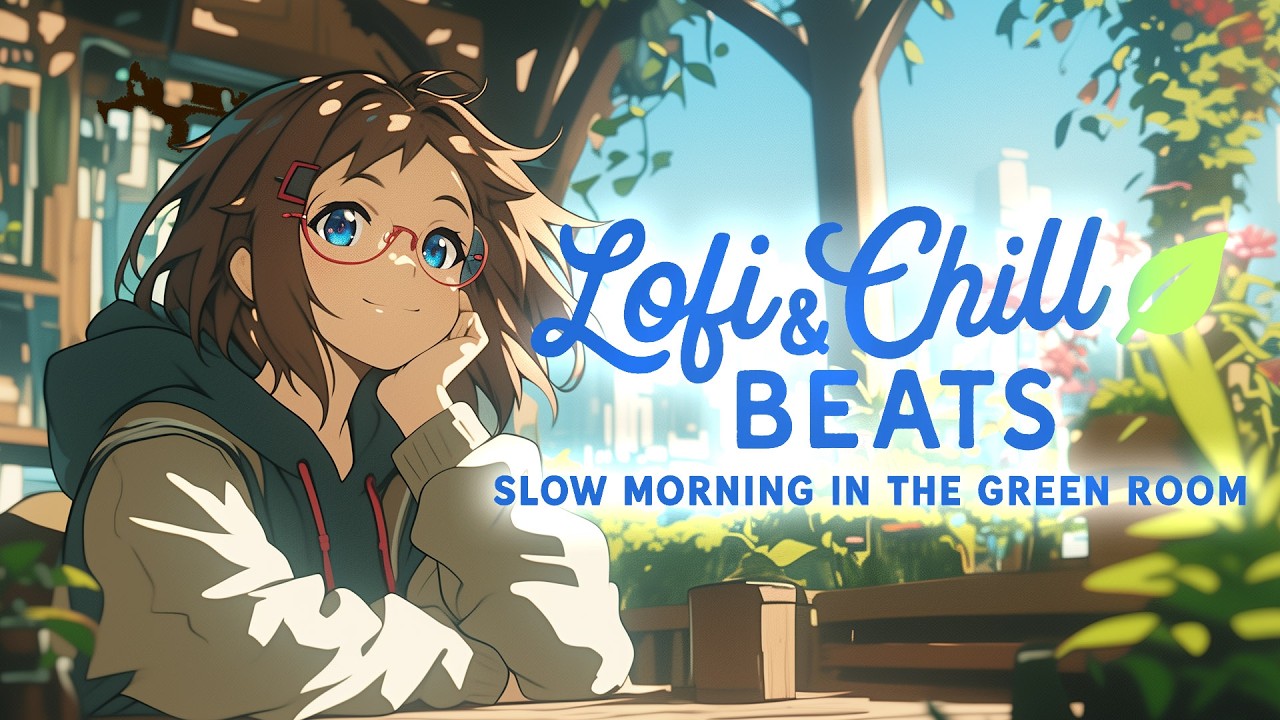 Lofi & Chill Beats 🌱 Slow Morning in the Green Room