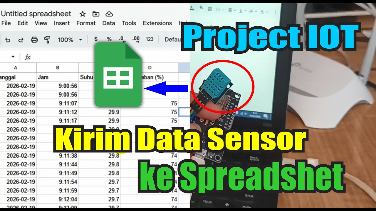 Cara Mengirim Data Sensor ke Spreadsheet