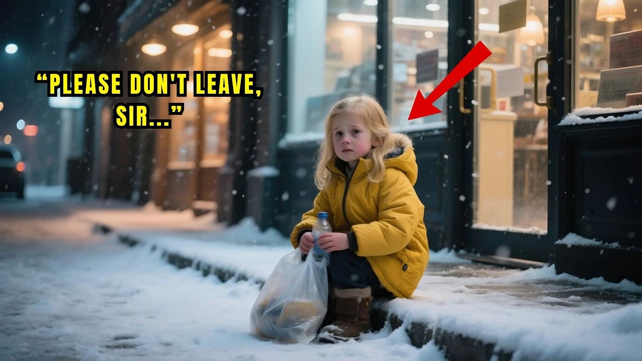 A POOR GIRL PICKS UP TRASH FOR HER MOTHER IN THE SNOW — UNTIL A BILLIONAIRE SEES HER AND THEN…