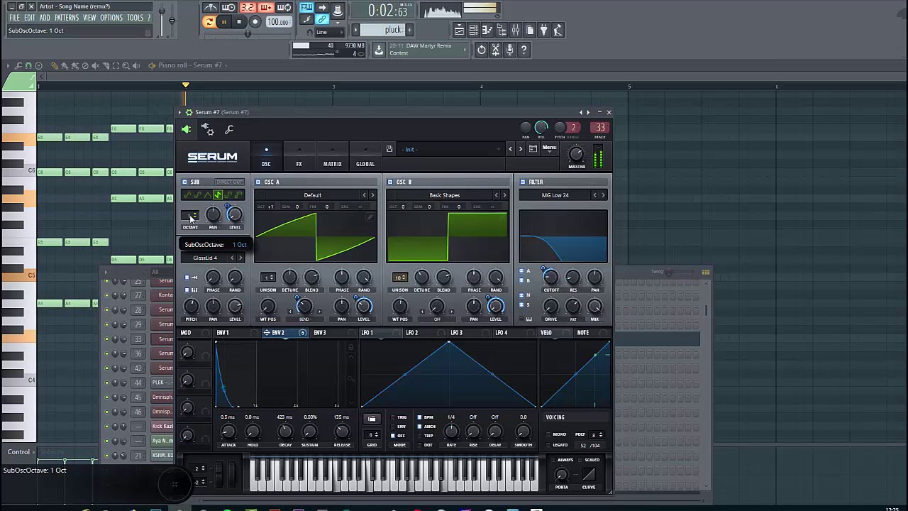 How To Make Summer Style Plucks In Serum Like Major Lazer & DJ Snake
