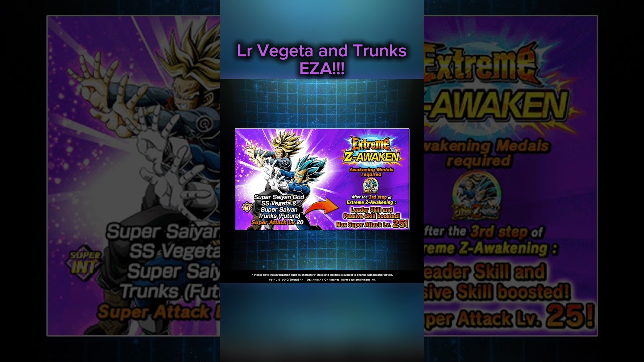 INT SSJ4 GOGETA AND LR VT EZA INFO!!!
