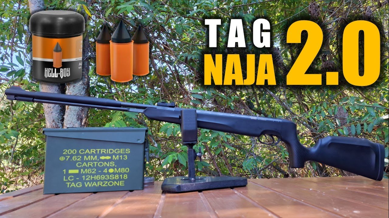 TAG NAJA 2.0 CARABINA INCRÍVEL E MUITO POTENTE !