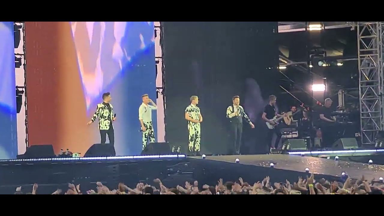 westlife singing my love in Dublin 8th of July