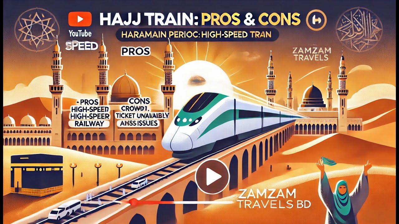 Hajj Period High Speed Train Pros and Cons | Is It the Best Travel Option? ZamZam Travels BD